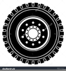 Truck Tire Tracks Clipart Image