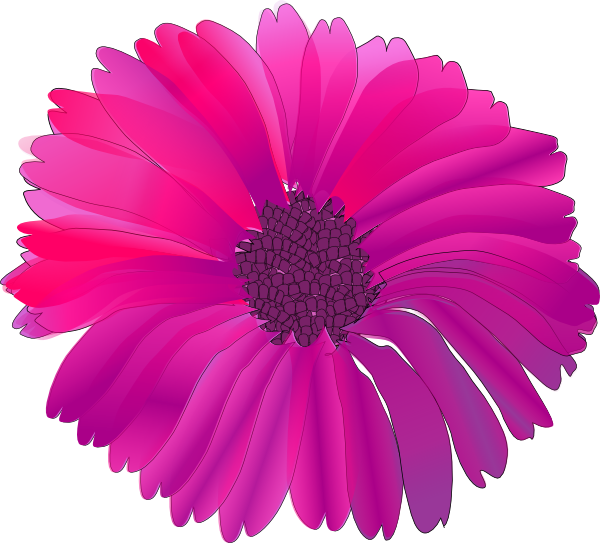 clip art flowers free. Pink Flower clip art