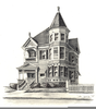 Victorian House Drawing Image