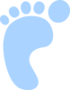 Blue Foot Clip Art