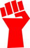 Red Fist Clip Art