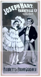 Joseph Hart Vaudeville Co. Direct From Weber & Fields Music Hall, New York City. Clip Art