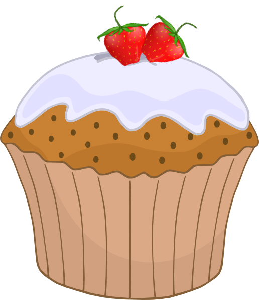strawberry cupcake clipart - photo #31