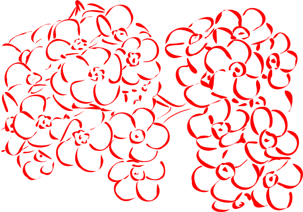 clipart flowers outline - photo #47