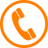 Telephone Orange Clip Art