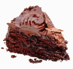 Chocolate Cake Slice Clip Art