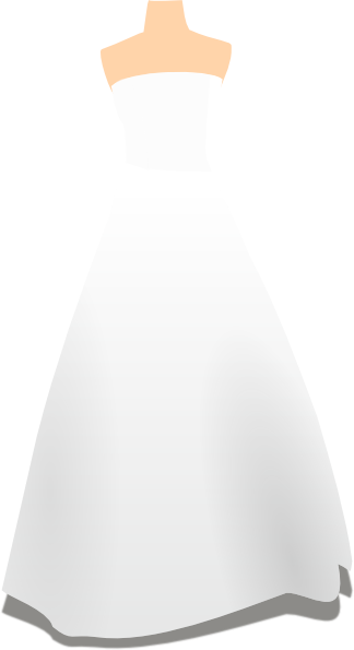 clipart bridesmaid dress - photo #17