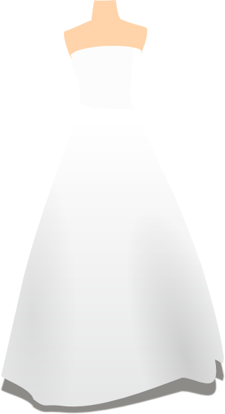 clipart wedding dress - photo #5