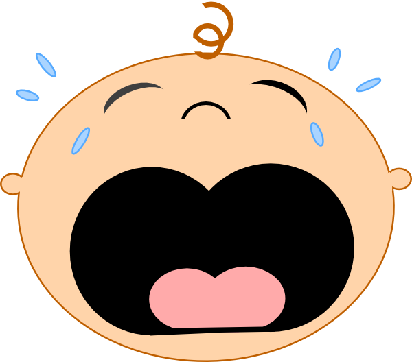 clipart of baby crying - photo #3
