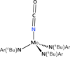 Molybdenum Trisanilide Isocyanate Clip Art