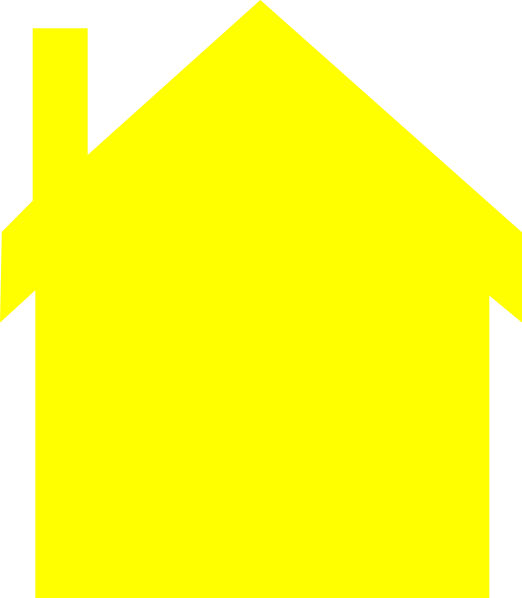 clipart yellow house - photo #4