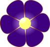 Violet Flower Clip Art