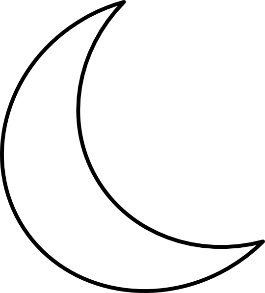 free clipart crescent moon - photo #23