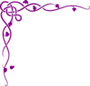Celtic Vine- Purple Clip Art
