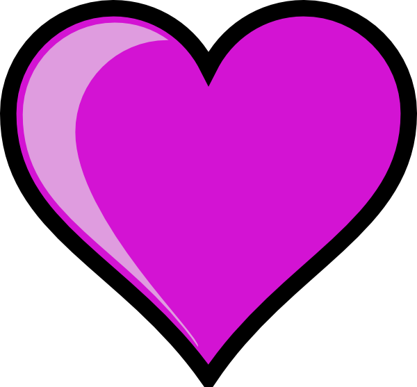 purple heart clip art free - photo #8