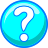 Blue Question Mark Clip Art