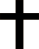 Simple Black Cross. - Morten Sonesson Clip Art