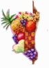 Still Life Fruit Basket Clip Art