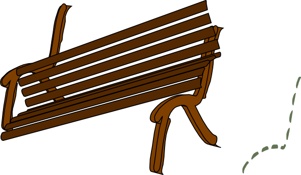 garden bench clipart - photo #9