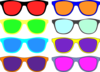 Colorful Sunglasses Clip Art
