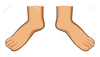 Outline Of Foot Clipart Image