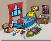 Making Bed Clipart Image