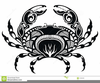 Crab Clipart Black And White Image