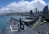 The Guided Missile Frigate Uss Reuben James (ffg 57) And The Guided Missile Destroyer Uss Hopper (ddg 70) Sit Pierside Image