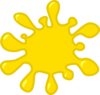 Yellow Splash Clip Art