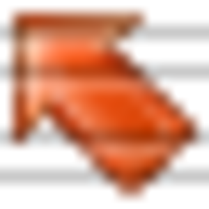 Arrow Up Left Red Image