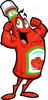 Ketchup Bottle Clipart Image