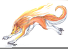 Fire Wolf Drawings Image