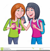 Teenage Girls Clipart Image