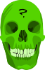 Liakad Green Skull Clip Art