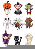 Cartoon Halloween Monster Clipart Image