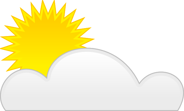 clip art sun. Sun Cloud clip art