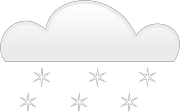 clipart snow clouds - photo #42