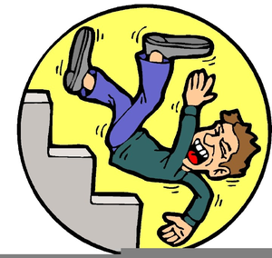 Free Clipart Falling Down Stairs Image
