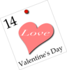 Valentines Day February 14 Clip Art