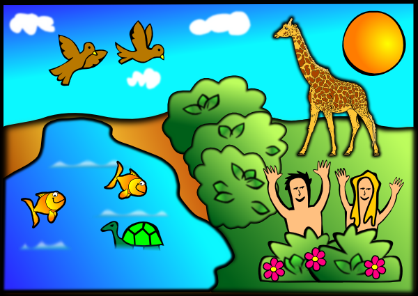 Creation Scene Clip Art At Vector Clip Art Online Royalty