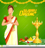 Indian Welcome Lady Clipart Image