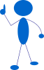 Blue Man Clip Art