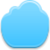 Blue Cloud Icon Image