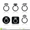 Diamond Engagement Ring Clipart Image
