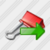 Icon Paper Clip Export Image