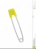 Safety Pin Clipart Image
