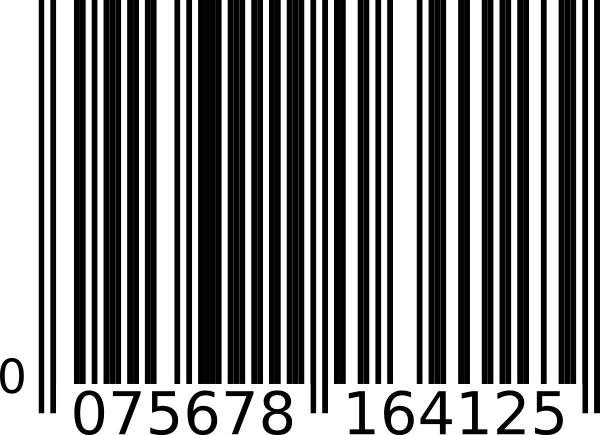 Ean-13 Bar Code clip art