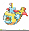 Cartoon Submarine Clipart Image