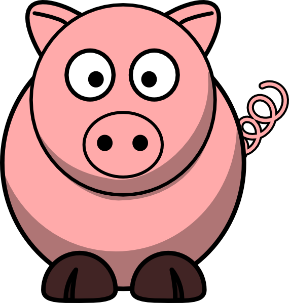 pig clip art character - photo #3