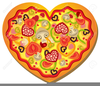 Veggie Pizza Clipart Image